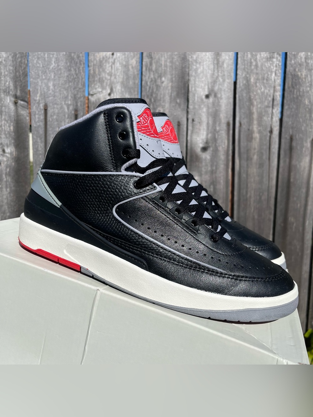 Nike Air Jordan 2 black cement size 9.5 men